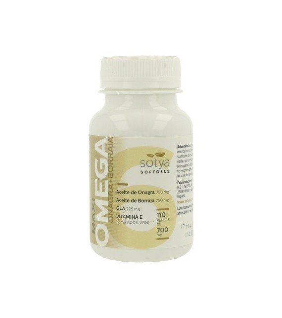 MAXI OMEGA (ONAGRA Y BORRAJA) 110 PERLAS DE 700 mg