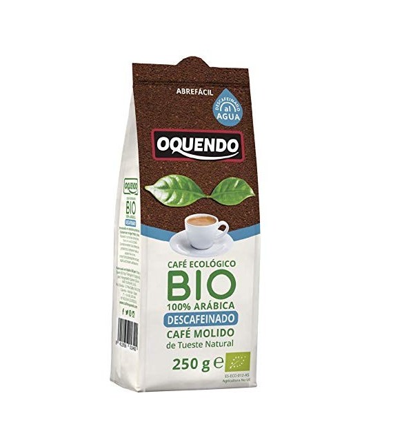 CAFE MOLIDO DESCAFEINADO 100% ARÁBICA 250 g