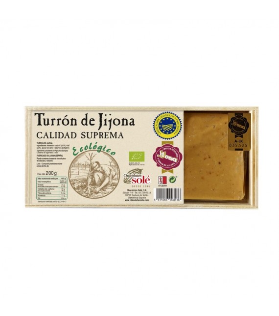 TURRÓN DE JIJONA. 200 GR