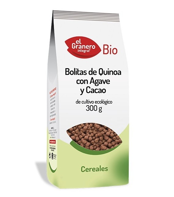 BOLITAS QUINOA DE AGAVE CON CACAO 300 g