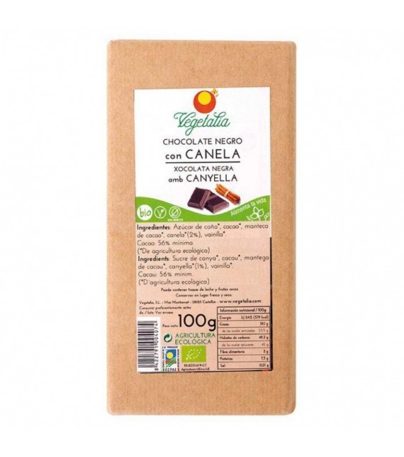 CHOCOLATE NEGRO CON CANELA 100 g
