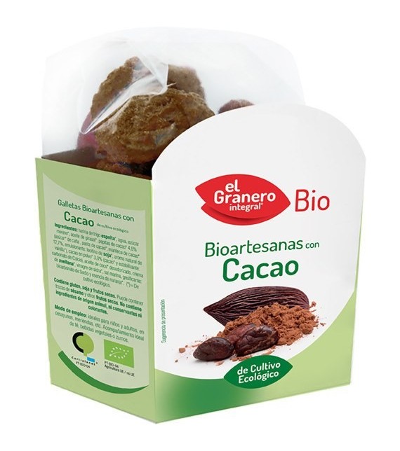 GALLETAS ARTESANAS DE ESPELTA CON CHOCOLATE 220 g