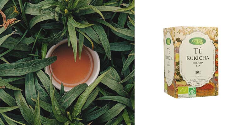 té kukicha natural y en bolsa de té